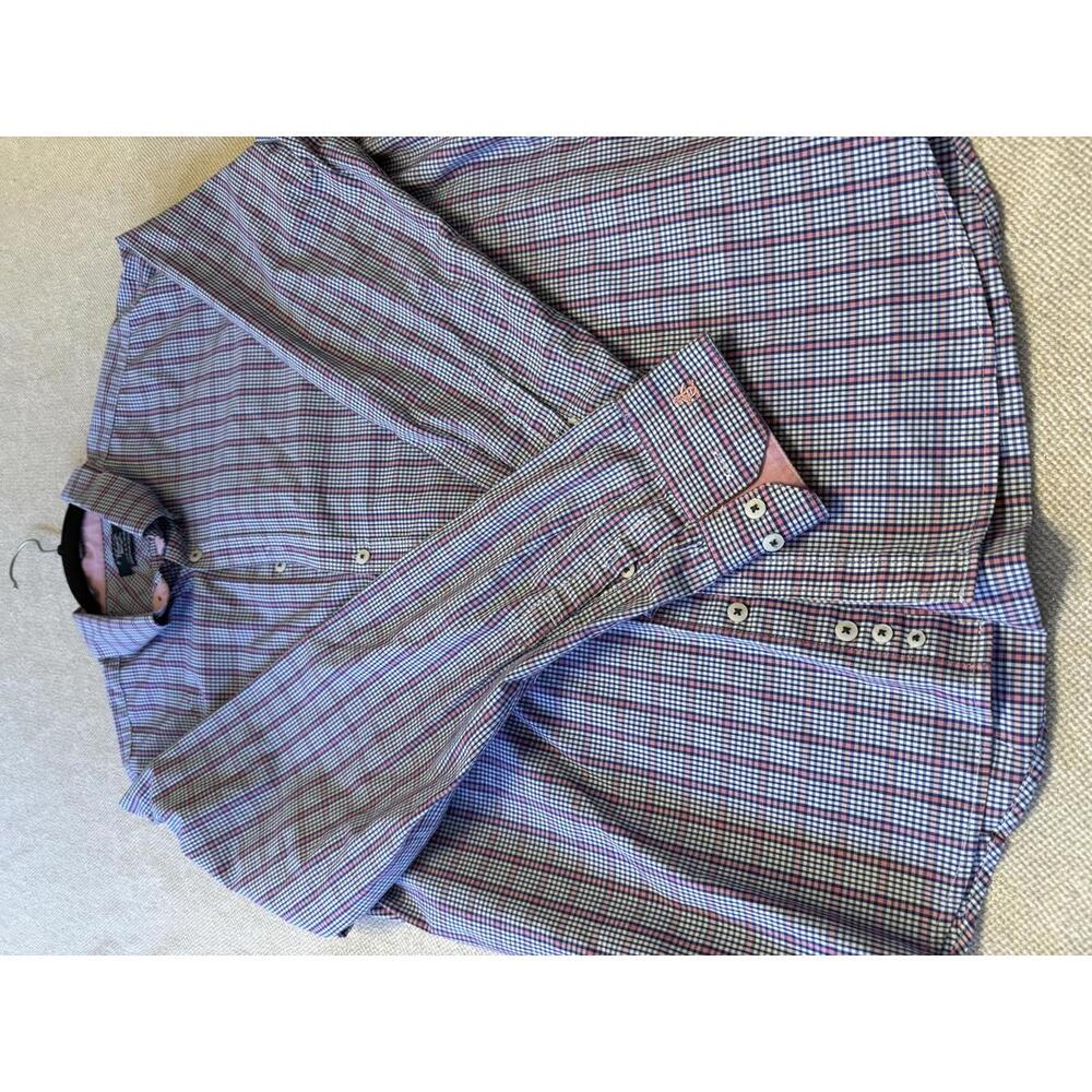Original Penguin Heritage Slim Fit Checkered Dress Shirt